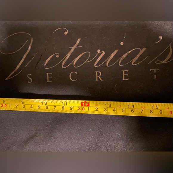 NWOT Victoria Secret sweatshirt black shiny lettering. Loose oversized fit. - Picture 2 of 6